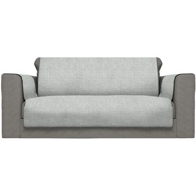 Funda de Sofá Maxi MB HOME - Antideslizante, Compatible con Cuero, 2 Plazas Gris Funda de Sofá Maxi MB HOME - Antideslizante, Compatible con Cuero, 2 Plazas Gris