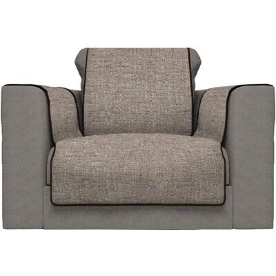 MB HOME BASIC Housse de canapé antidérapante - Marron MB HOME BASIC Housse de canapé antidérapante - Marron