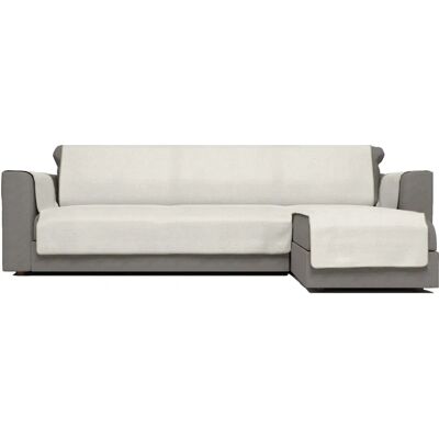 Housse de canapé DATEX TRADE S.R.L. - 290cm - Crème - Antidérapante, Méridienne Droite Housse de canapé DATEX TRADE S.R.L. - 290cm - Crème - Antidérapante, Méridienne Droite