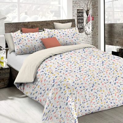 MB HOME BASIC Parure de housse de duvet - Fond MB HOME BASIC Parure de housse de duvet - Fond