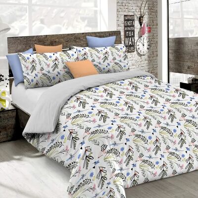 MB HOME BASIC Housse de couette microfibre Provenza - Linge de lit MB HOME BASIC Housse de couette microfibre Provenza - Linge de lit
