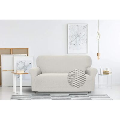 MB HOME Basic Bankhoes - Elastisch, 4-zits, Crème MB HOME Basic Bankhoes - Elastisch, 4-zits, Crème