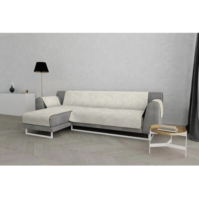 Housse de canapé glamour crème 190cm - Housse de canapé Housse de canapé glamour crème 190cm - Housse de canapé