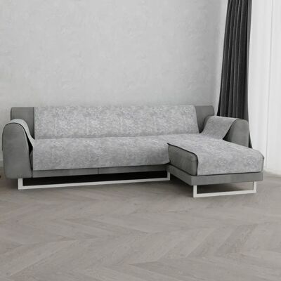 Housse de canapé Glamour 290cm Gris Clair Antidérapante Italie Housse de canapé Glamour 290cm Gris Clair Antidérapante Italie