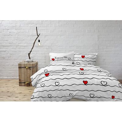 Ensemble de linge de lit à impression numérique Datex Trade - Linge de lit Ensemble de linge de lit à impression numérique Datex Trade - Linge de lit
