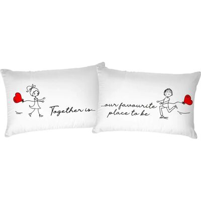 Ensemble de Linge de Lit en Coton de Datex Trade - Couleurs Vives - 52x82cm Ensemble de Linge de Lit en Coton de Datex Trade - Couleurs Vives - 52x82cm