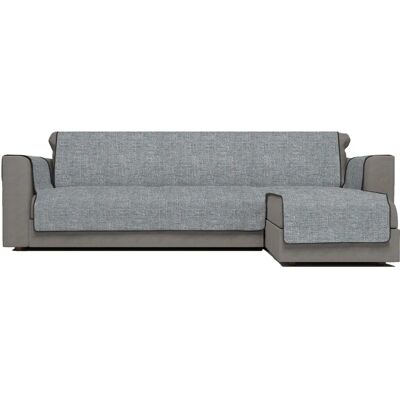Housse de canapé antidérapante italienne avec méridienne - Gris foncé Housse de canapé antidérapante italienne avec méridienne - Gris foncé