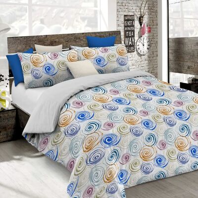 MB HOME BASIC Parure de lit Spirals MB HOME BASIC Parure de lit Spirals