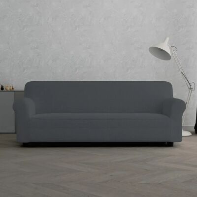 MB HOME Basic Elastischer Sofabezug - 3 Sitze - Dunkelgrau MB HOME Basic Elastischer Sofabezug - 3 Sitze - Dunkelgrau
