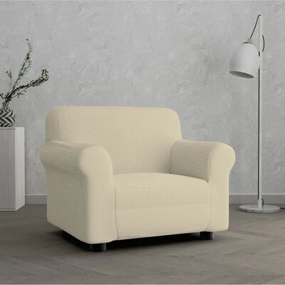 Housse de canapé élastique MB HOME Leslie - Crème Housse de canapé élastique MB HOME Leslie - Crème