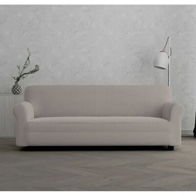 Leslie Tramato Sofabezug - Elastisch, 3-Sitzer, Grau Leslie Tramato Sofabezug - Elastisch, 3-Sitzer, Grau
