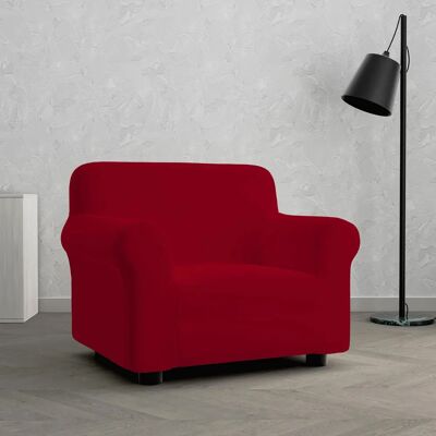 Housse de Canapé Dahlia Bordeaux - Élastique, Pour Divers Tailles Housse de Canapé Dahlia Bordeaux - Élastique, Pour Divers Tailles