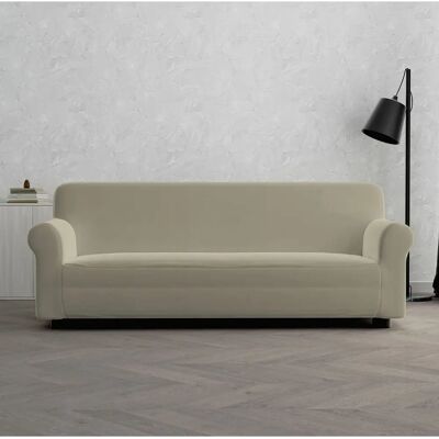 MB HOME BASIC Housse de Canapé Dove Grey 3 Places MB HOME BASIC Housse de Canapé Dove Grey 3 Places
