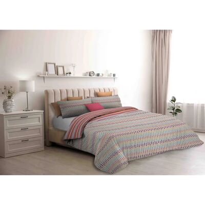 Ensemble de literie Athena Malindi Rouge - Linge de lit Ensemble de literie Athena Malindi Rouge - Linge de lit