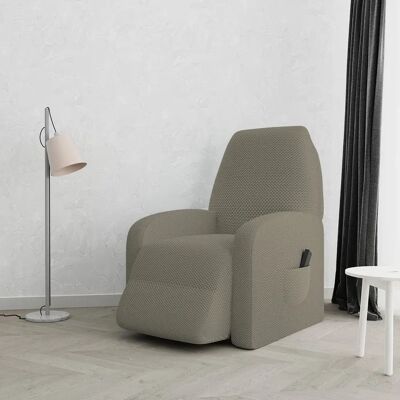 Housse de fauteuil relaxant Groupon - Tissu élastique - Gris Housse de fauteuil relaxant Groupon - Tissu élastique - Gris