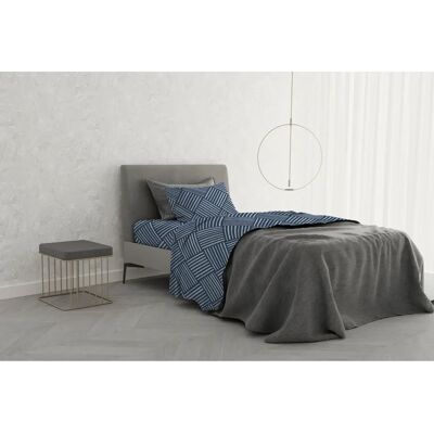 Ensemble de Literie Microfibre Dafne Citylife Blue - Linge de lit Ensemble de Literie Microfibre Dafne Citylife Blue - Linge de lit