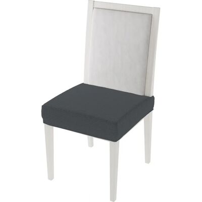 Housse de chaise grise Leslie - Housse de chaise Housse de chaise grise Leslie - Housse de chaise