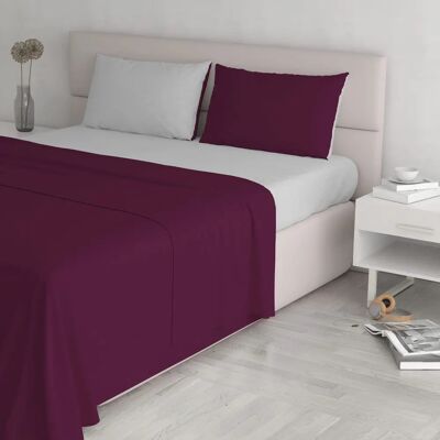 Set di biancheria da letto doppio Datex - 240 x 300 cm - Viola Grigia - Lenzuola Set di biancheria da letto doppio Datex - 240 x 300 cm - Viola Grigia - Lenzuola