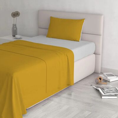 Datex Jaune/Gris Ensemble de linge de lit double - Type de lit Datex Jaune/Gris Ensemble de linge de lit double - Type de lit