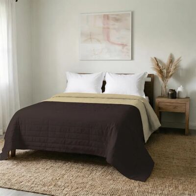 ITALIAN BED LINEN - Couverture de lit d'été, bicolore microfibre, Italie ITALIAN BED LINEN - Couverture de lit d'été, bicolore microfibre, Italie