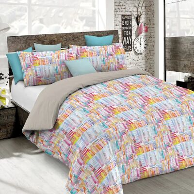 MB HOME Francis Ensemble de Housse de Couette en Microfibre - Ensemble de Housse de Couette MB HOME Francis Ensemble de Housse de Couette en Microfibre - Ensemble de Housse de Couette
