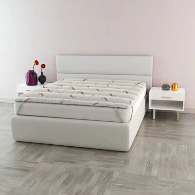 MB HOME BASIC Topper crabyon alcochado con tratamiento de crabyon, matrimonial 160x195cm - Surmatelas MB HOME BASIC Topper crabyon alcochado con tratamiento de crabyon, matrimonial 160x195cm - Surmatelas