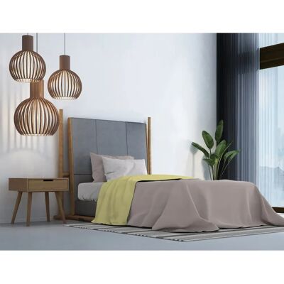 Ensemble de linge de lit Trendy Chic - Jaune - Simple/Mezza/Double Ensemble de linge de lit Trendy Chic - Jaune - Simple/Mezza/Double