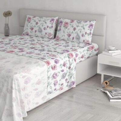 Linge de lit Athena Rose en Coton - Type de Lit Linge de lit Athena Rose en Coton - Type de Lit
