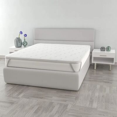DATEX Surmatelas Queen en Mousse à Mémoire - Argent - Taille Queen DATEX Surmatelas Queen en Mousse à Mémoire - Argent - Taille Queen