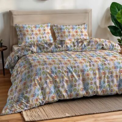 MB HOME Aurora Digital Cotton Double Duvet Cover - Duvet Cover MB HOME Aurora Digital Cotton Double Duvet Cover - Duvet Cover
