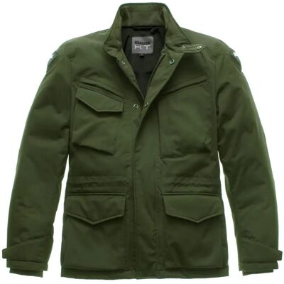 Giacca tessile invernale da moto Blauer Ethan - Verde - Sicurezza e Stile Giacca tessile invernale da moto Blauer Ethan - Verde - Sicurezza e Stile