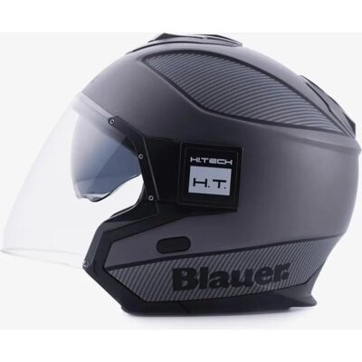 Casco Blauer Solo BTR Argento - Casco Casco Blauer Solo BTR Argento - Casco
