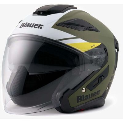Casco Moto Blauer JJ01 - Doppia Visiera - ECE22-06 Casco Moto Blauer JJ01 - Doppia Visiera - ECE22-06