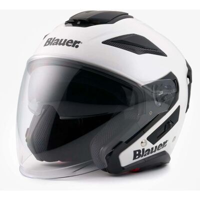 Casco Jet Moto Blauer JJ-01 Blu - Protezione Casco Jet Moto Blauer JJ-01 Blu - Protezione