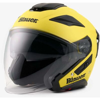 Casco Jet Monocolor JJ-01 Giallo - S - Casco moto Casco Jet Monocolor JJ-01 Giallo - S - Casco moto