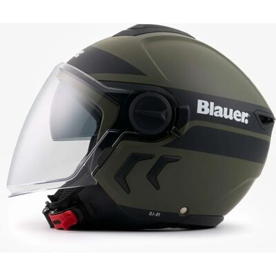 Casco moto Blauer Doppia Visiera DJ-01 - Verde - XS Casco moto Blauer Doppia Visiera DJ-01 - Verde - XS