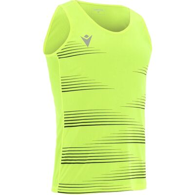 T-shirt de course MACRON Dorian Jaune 5XL - Publicité T-shirt de course MACRON Dorian Jaune 5XL - Publicité