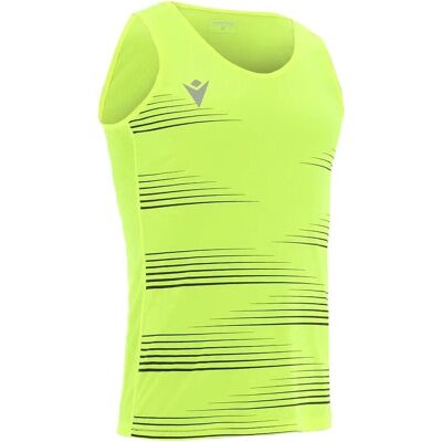 MACRON Dorian Jaune XL - T-Shirt pour la course - Publicité MACRON Dorian Jaune XL - T-Shirt pour la course - Publicité
