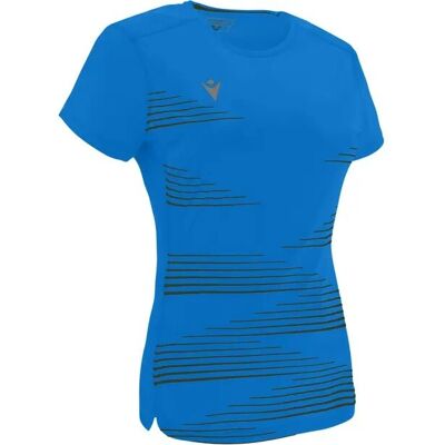 MACRON Irma Bleu - T-shirt de fitness pour femme - Publicité MACRON Irma Bleu - T-shirt de fitness pour femme - Publicité