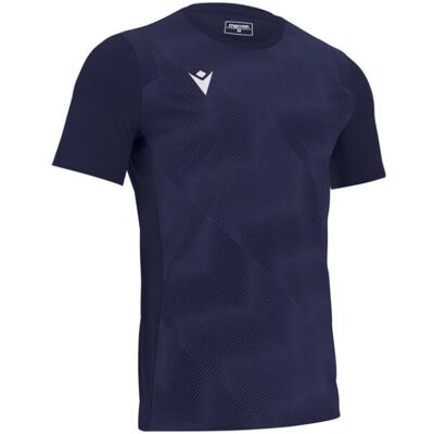 MACRON Rodders Blau Heren Voetbal T-Shirt - Sportkleding MACRON Rodders Blau Heren Voetbal T-Shirt - Sportkleding