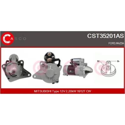 Casco Motor de arranque - CST35201AS - Motor de arranque Casco Motor de arranque - CST35201AS - Motor de arranque