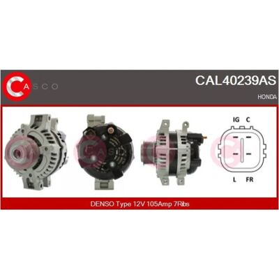 Alternador Casco CAL40239AS - Alternador Alternador Casco CAL40239AS - Alternador