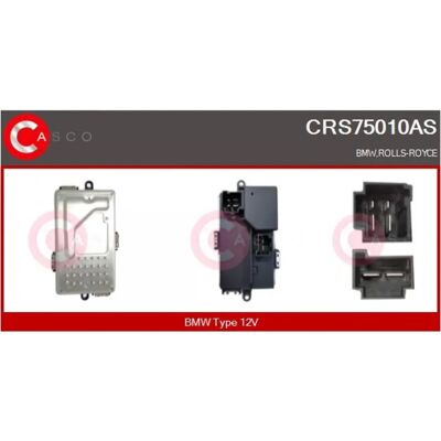 Ventilateur intérieur CASCO CRS75010AS - Compatible OEM pour BMW - Publicité Ventilateur intérieur CASCO CRS75010AS - Compatible OEM pour BMW - Publicité