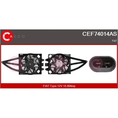 CASCO CEF74014AS - Elektromotor für Lüfter CASCO CEF74014AS - Elektromotor für Lüfter