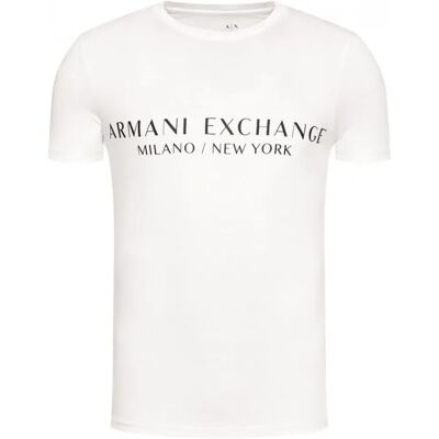 T-Shirt Armani Exchange "Milano" - λευκό T-Shirt Armani Exchange "Milano" - λευκό