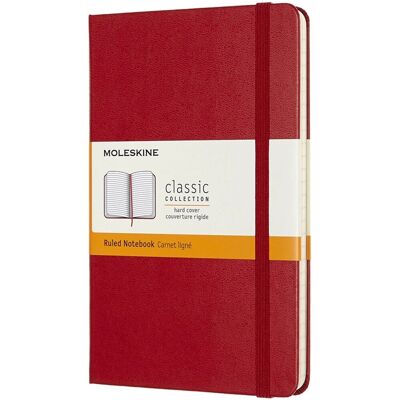 Moleskine Cahier Medium Ligné 208 pages écarlate Moleskine Cahier Medium Ligné 208 pages écarlate