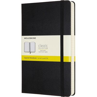 Moleskine Cahier Classique Couverture Rigide Carré 400 pages noir Moleskine Cahier Classique Couverture Rigide Carré 400 pages noir