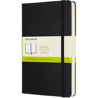 Moleskine Classic Notebook Couverture Rigide Vide 400 pages noir Moleskine Classic Notebook Couverture Rigide Vide 400 pages noir