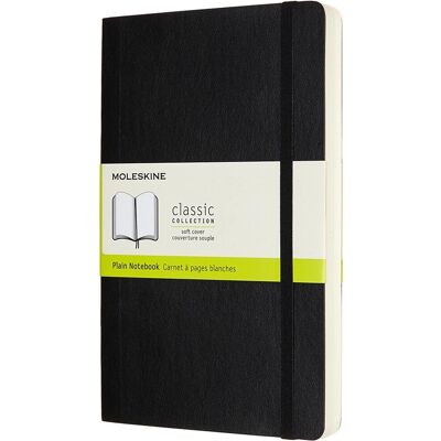 Moleskine Cahier Classique Souple Blanc 400 pages noir Moleskine Cahier Classique Souple Blanc 400 pages noir