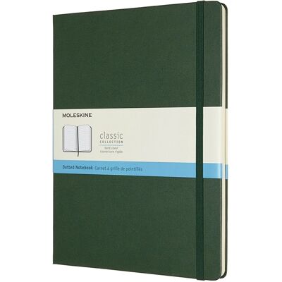 Moleskine Cahier Classique Couverture Rigide Dotted 192 pages vert myrte Moleskine Cahier Classique Couverture Rigide Dotted 192 pages vert myrte